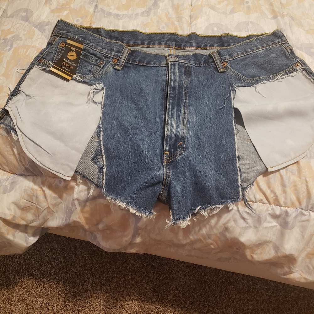 Custom levis jean cut shorts